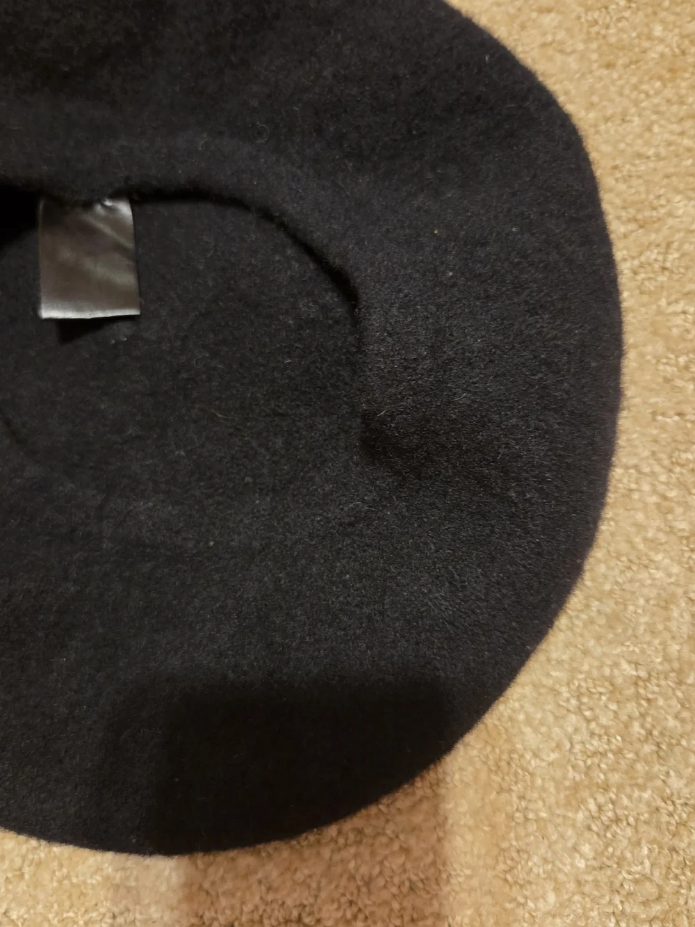 Rue 21 Classic Black French Style Wool Like Beret Womens Accessories